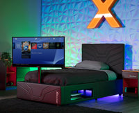 Oracle Gaming Bed with TV Mount, Twin - X Rocker