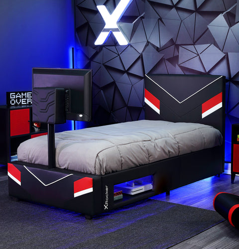 Orion eSports Gaming Bed with TV Mount, Twin - X Rocker