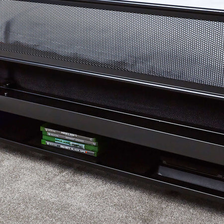 Basecamp LED Gaming Bed with XL TV Mount, Black, Full - X Rocker