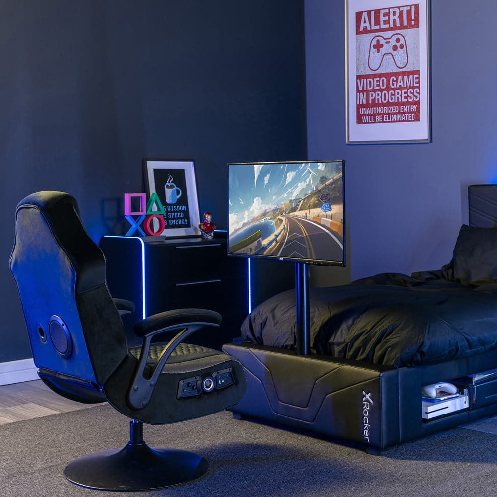 Oracle Gaming Bed with TV Mount, Twin - X Rocker