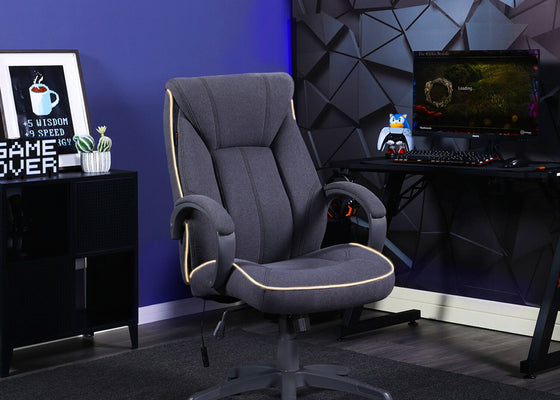 Lucent Office Cozy PC Gaming Chair - X Rocker