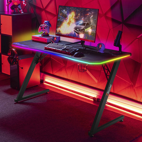 XL 55" Neo Motion LED Gaming Desk - X Rocker