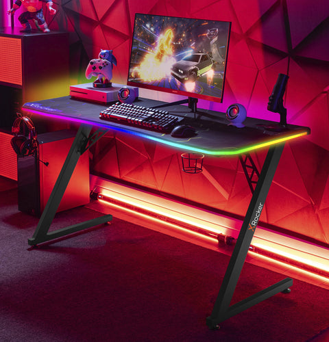 XL 55" Neo Motion LED Gaming Desk - X Rocker
