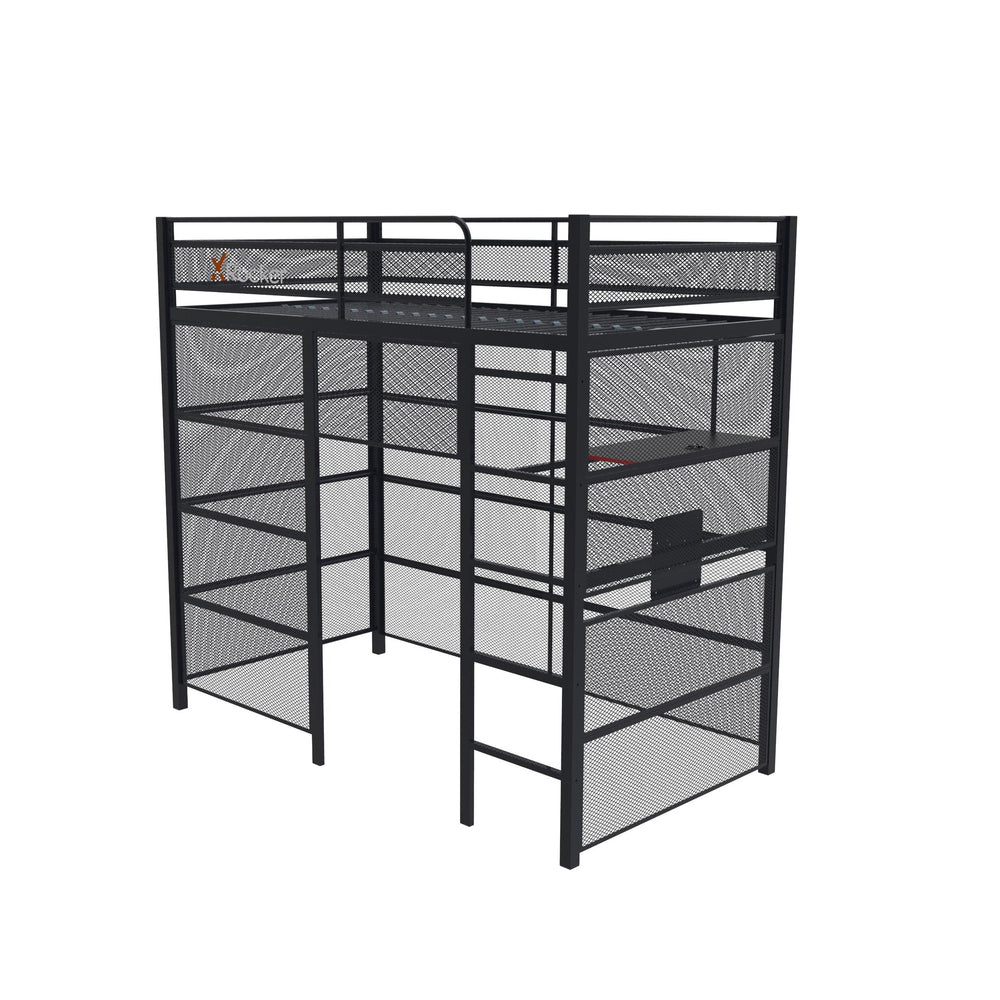 Battle Den Gaming Bunk Bed, Black - X Rocker