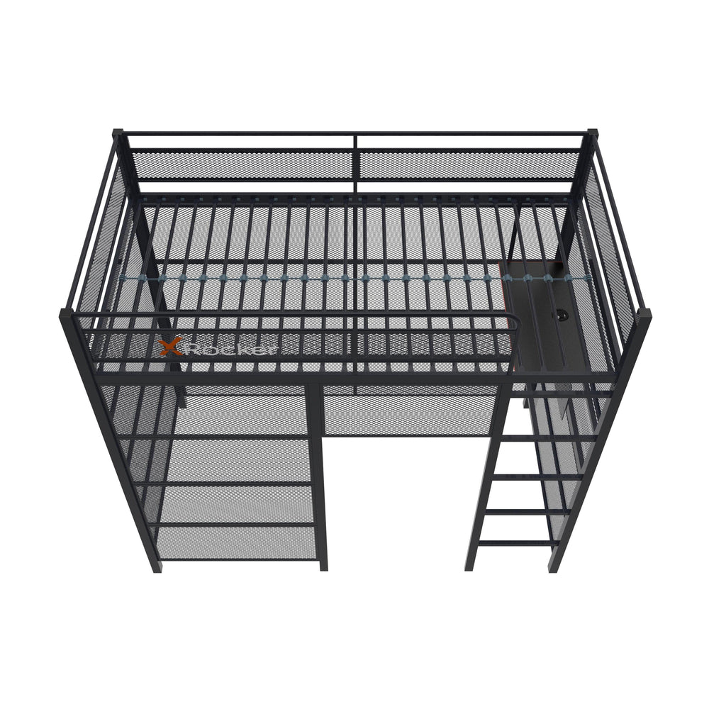 Battle Den Gaming Bunk Bed, Black - X Rocker