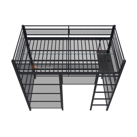 Battle Den Gaming Bunk Bed, Black - X Rocker
