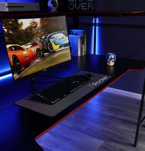 BattleBunk Gaming Bunk Bed with Desk, Black - X Rocker