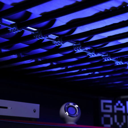 BattleBunk Gaming Bunk Bed with Desk, Black - X Rocker