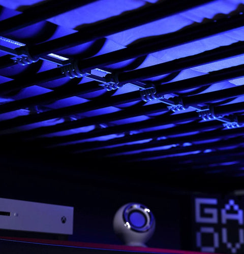 BattleBunk Gaming Bunk Bed with Desk, Black - X Rocker