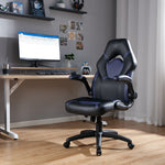 Silla para juegos de oficina Venom PC, violeta/negro