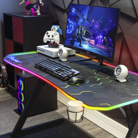 XL 55" Neo Motion LED Gaming Desk - X Rocker