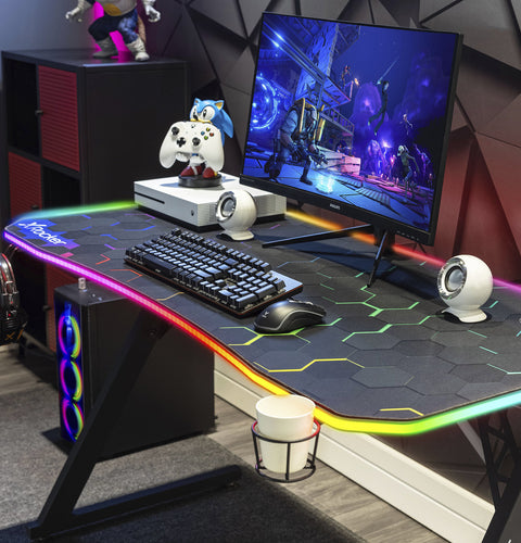 XL 55" Neo Motion LED Gaming Desk - X Rocker