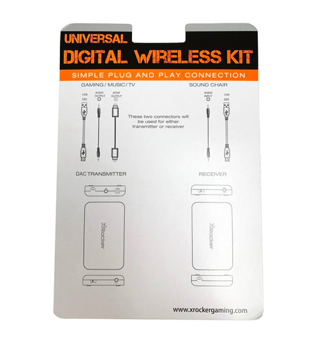 Digital Wireless Transmitter & Receiver Kit - X Rocker