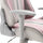 Mysa Office Gaming Chair, Pink, Gray Base - X Rocker