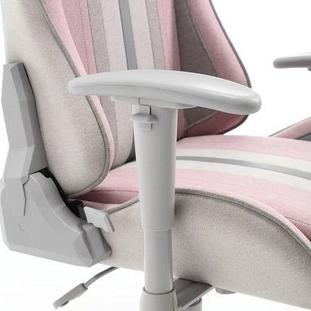 Mysa Office Gaming Chair, Pink, Gray Base - X Rocker