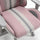 Mysa Office Gaming Chair, Pink, Gray Base - X Rocker