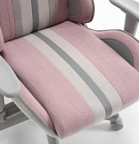 Mysa Office Gaming Chair, Pink, Gray Base - X Rocker
