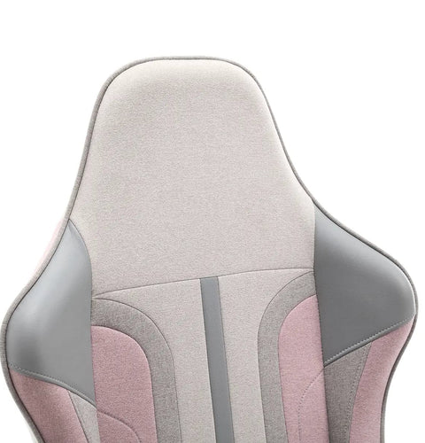Mysa Office Gaming Chair, Pink, Gray Base - X Rocker