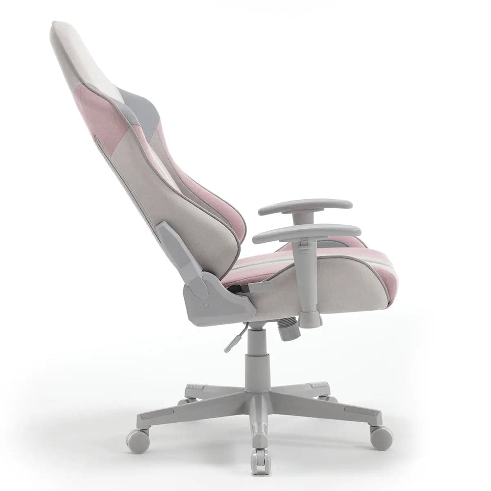 Mysa Office Gaming Chair, Pink, Gray Base - X Rocker