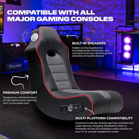 Surge Bluetooth 2.1 Audio Floor Rocker - Black