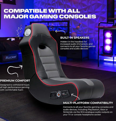 Surge Bluetooth 2.1 Audio Floor Rocker - Black