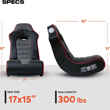 Surge Bluetooth 2.1 Audio Floor Rocker - Black