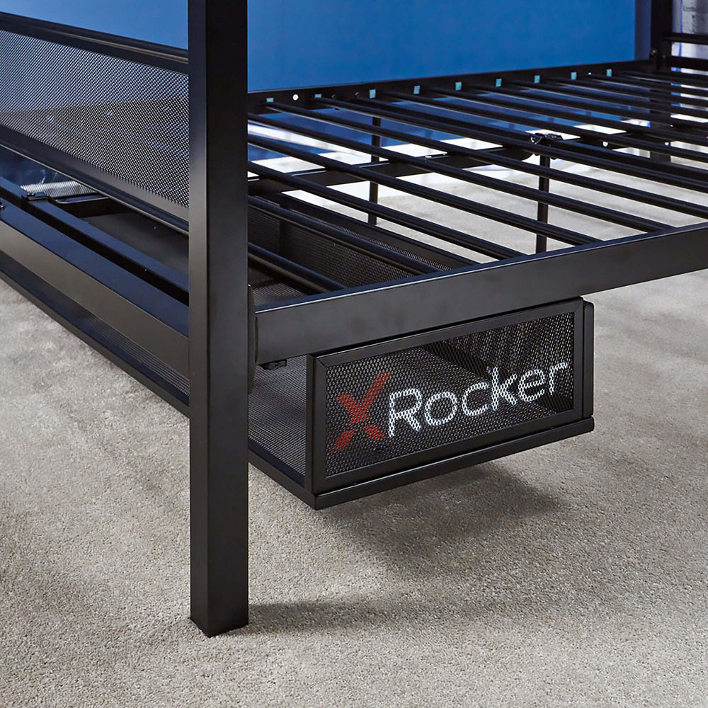 Basecamp Gaming Bed with TV Mount, Black, Full