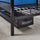Basecamp Gaming Bed with TV Mount, Black, Full