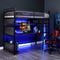 BattleBunk Gaming Bunk Bed with Desk, Black