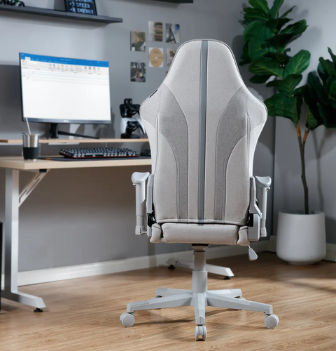 Mysa Office Gaming Chair, Gray, Gray Base - X Rocker