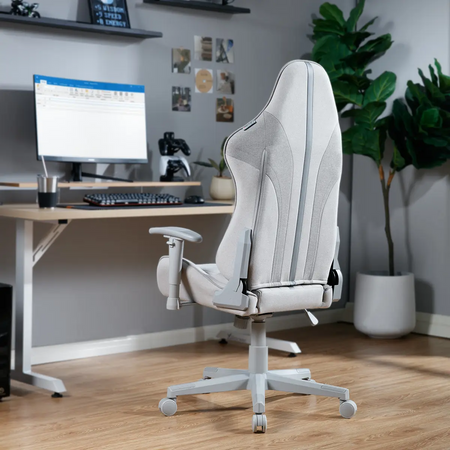 Mysa Office Gaming Chair, Gray, Gray Base - X Rocker