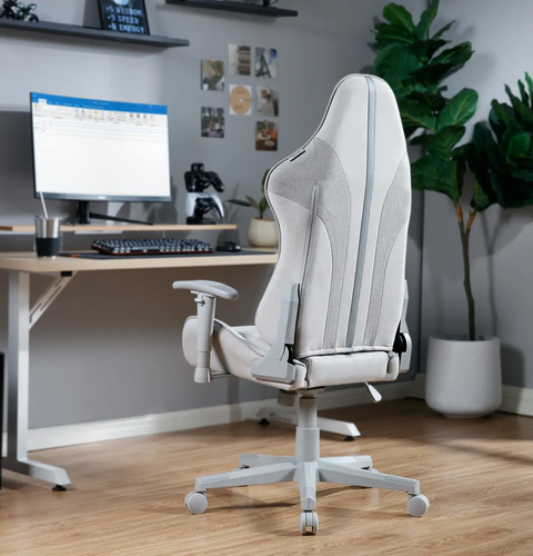 Mysa Office Gaming Chair, Gray, Gray Base - X Rocker